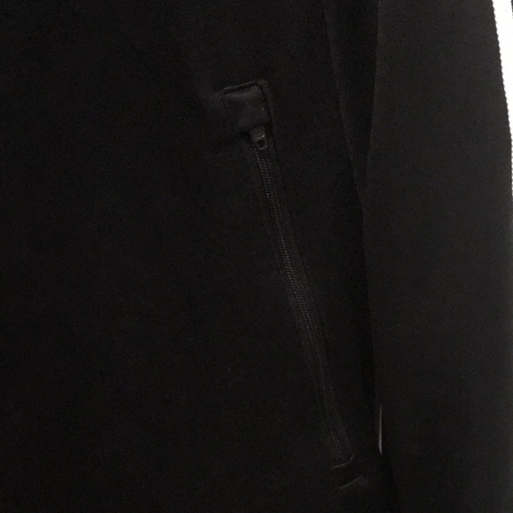 Adidas Monogram Black Track Jacket Sweatsuit Warmup Jogging Jump Leisure EUC - Picture 4 of 7